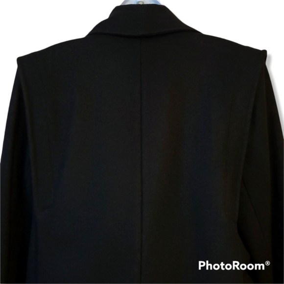Stephanie Mathews Wool Coat Womens Size M/L 8/10 Fully Lined Wool Peacoat - Picture 13 of 16